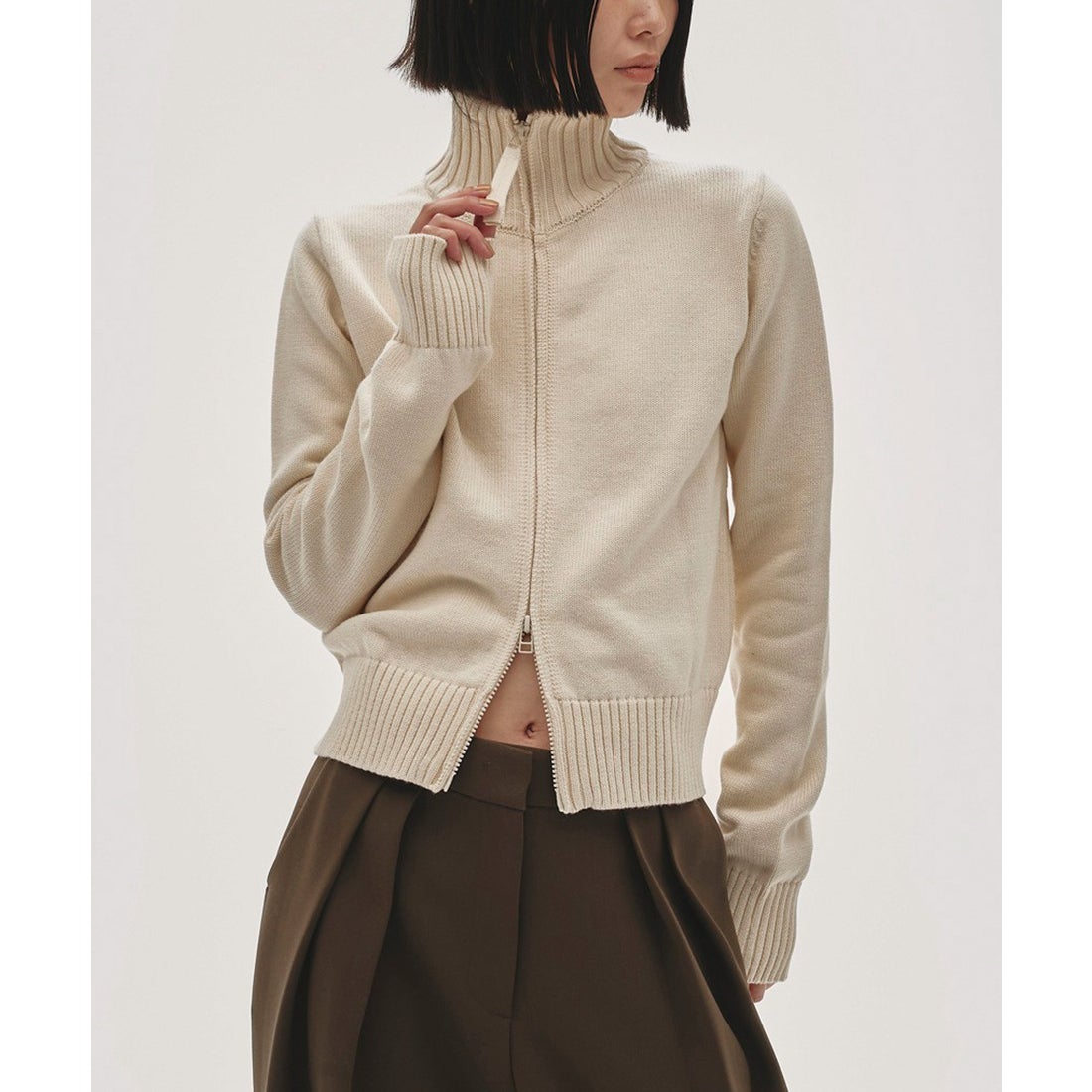 キャナルジーン CANAL JEAN TODAYFUL Compact Zip Knit コンパクト