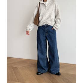 キャナルジーン CANAL JEAN El mar ワイドレッグデニムパンツ 513 