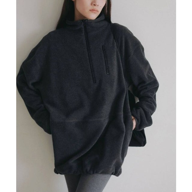 anuke Fleece 2way Onepiece フリース2Wayワンピース/62620307 （チャコールグレー）