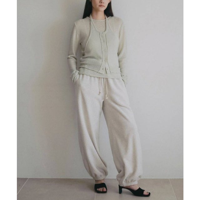 anuke Fleece Rough Pants フリースラフパンツ/62620712 （オートミール）