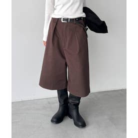 キャナルジーン CANAL JEAN HARING チノタックハーフパンツ （ブラウン