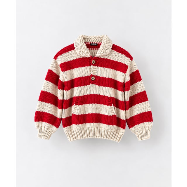 HARING カウチンボーダーポロニット （レッド）
