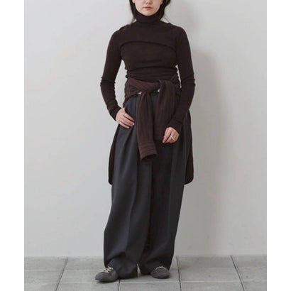 TODAYFUL Bonding Wide Trousers ボンディングワイドトラウザーズ/12620702 （チャコールグレー）｜詳細画像