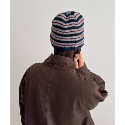 El mar レトロボーダーニットCAP （ネイビー）｜詳細画像