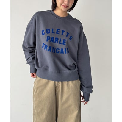 Lakey Park ”COLETTE”トレーナー 裏毛 （ダークブルー）｜詳細画像