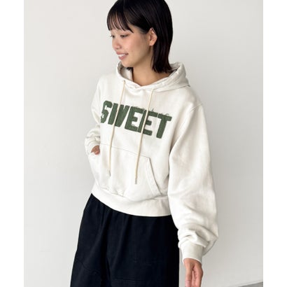 キャナルジーン CANAL JEAN Lakey Park ”SWEET”パーカー （オフホワイト）｜詳細画像