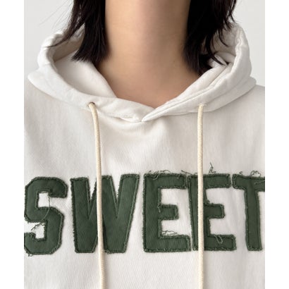 キャナルジーン CANAL JEAN Lakey Park ”SWEET”パーカー （オフホワイト）｜詳細画像