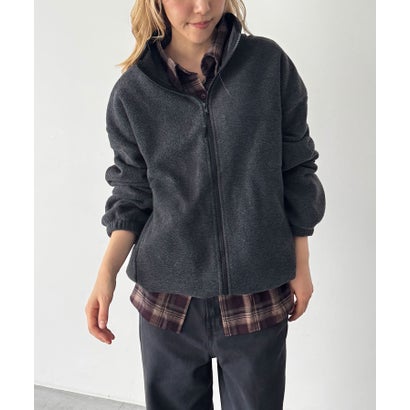 キャナルジーン CANAL JEAN El mar フリースジップジャケット （チャコールグレー）｜詳細画像