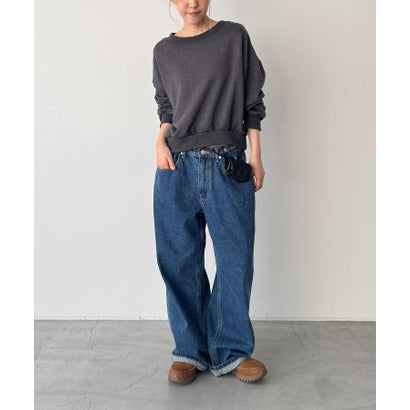 キャナルジーン CANAL JEAN El mar ショルダーボタンスウェット （オートミール）｜詳細画像