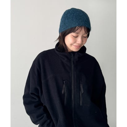キャナルジーン CANAL JEAN ACOC Brushed Blend Beanie （ブラック）｜詳細画像
