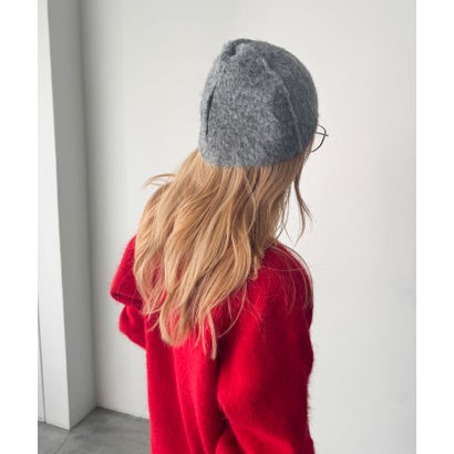 キャナルジーン CANAL JEAN ACOC Brushed Blend Beanie （ブラック）｜詳細画像