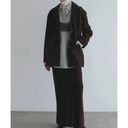 anuke Eco Suede Jacket エコスエードジャケット/62620109 （ダークブラウン）｜詳細画像