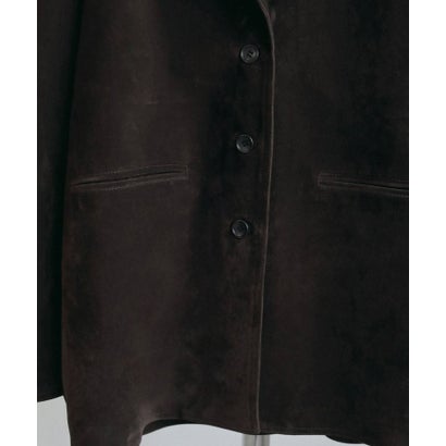 anuke Eco Suede Jacket エコスエードジャケット/62620109 （ダークブラウン）｜詳細画像