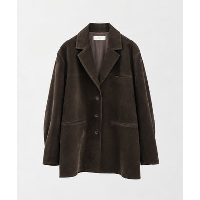 anuke Eco Suede Jacket エコスエードジャケット/62620109 （ダークブラウン）｜詳細画像