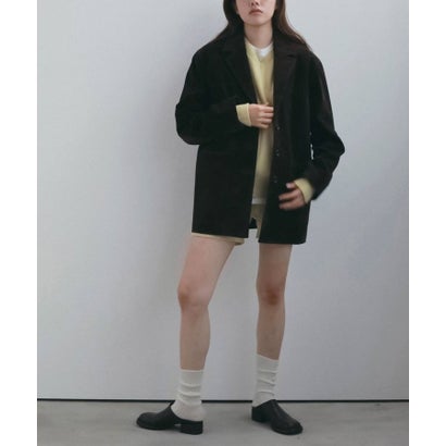 anuke Eco Suede Jacket エコスエードジャケット/62620109 （ダークブラウン）｜詳細画像