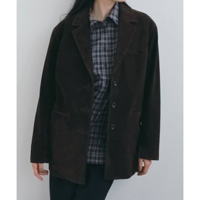 anuke Eco Suede Jacket エコスエードジャケット/62620109 （ダークブラウン）｜詳細画像
