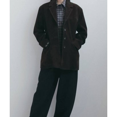 anuke Eco Suede Jacket エコスエードジャケット/62620109 （ダークブラウン）｜詳細画像