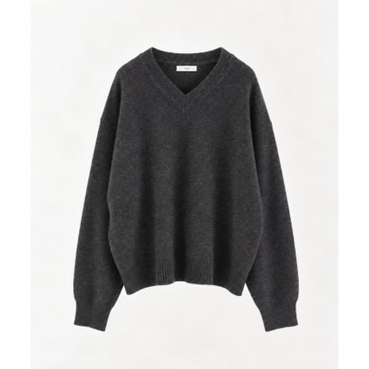 anuke Wool Vneck Knit ウールVネックニット/62620530 （イエロー）｜詳細画像