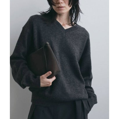 anuke Wool Vneck Knit ウールVネックニット/62620530 （イエロー）｜詳細画像