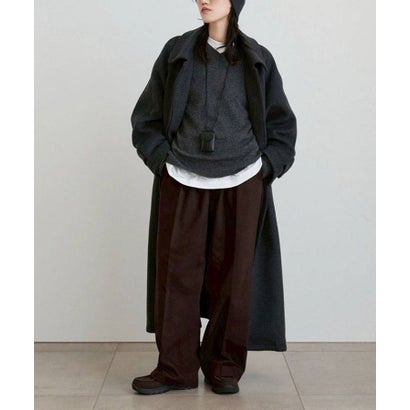 anuke Wool Vneck Knit ウールVネックニット/62620530 （チャコールグレー）｜詳細画像