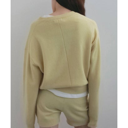 anuke Wool Vneck Knit ウールVネックニット/62620530 （チャコールグレー）｜詳細画像
