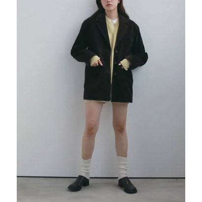anuke Wool Vneck Knit ウールVネックニット/62620530 （チャコールグレー）｜詳細画像