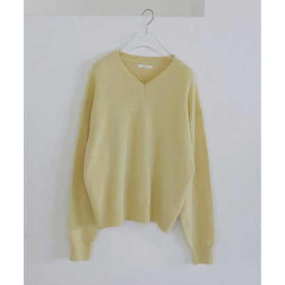 anuke Wool Vneck Knit ウールVネックニット/62620530 （チャコールグレー）｜詳細画像