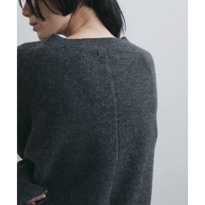 anuke Wool Vneck Knit ウールVネックニット/62620530 （チャコールグレー）｜詳細画像