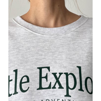 El mar Explorerトレーナー 裏毛 （ヘザーグレー）｜詳細画像