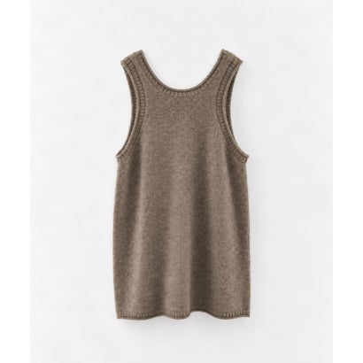 キャナルジーン CANAL JEAN anuke Knit Long Tanktop ニットロングタンクトップ/62620507 （チャコールグレー）｜詳細画像