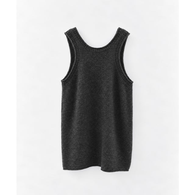 anuke Knit Long Tanktop ニットロングタンクトップ/62620507 （チャコールグレー）
