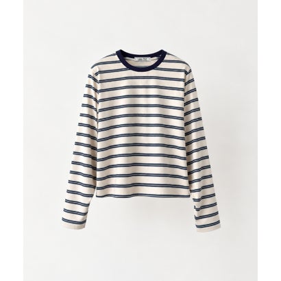 Lakey Park マルチボーダーロングTシャツ （レッド）｜詳細画像