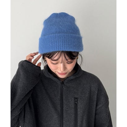 El mar アンゴラ混シャギーニットCAP （ピンク）｜詳細画像