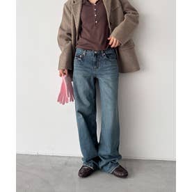 El mar ロールーズストレート10オンスデニムパンツ 617 （インディゴ）