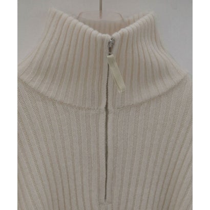 anuke Halfzip Rib Knit ハーフジップリブニット/62620550 （チャコールグレー）｜詳細画像