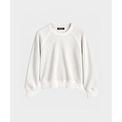 HARING ラグランワッフルロンT （ホワイト）｜詳細画像