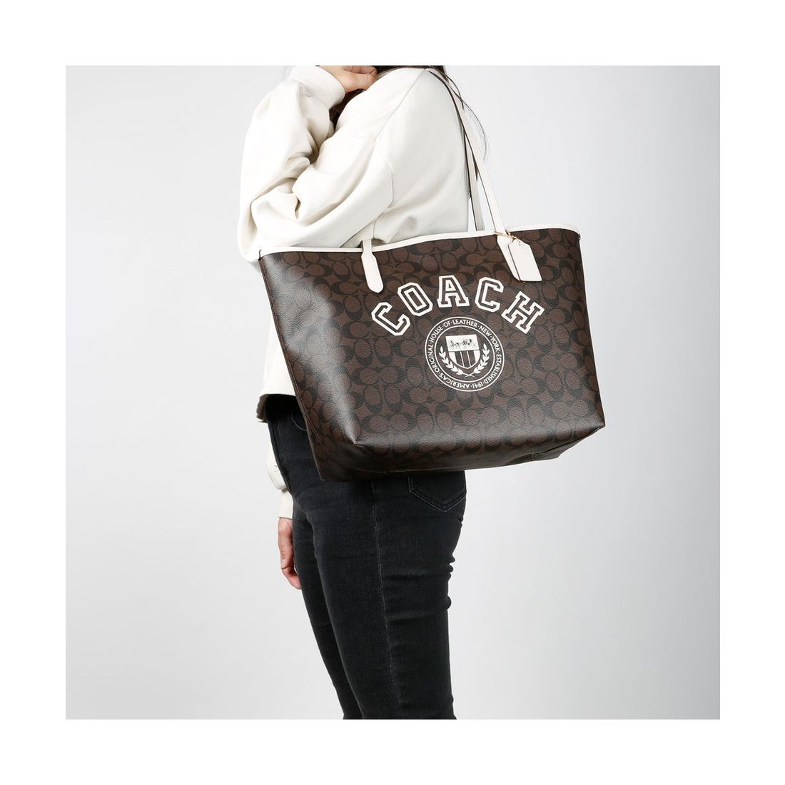 コーチ COACH COACH コーチ CB869 トートバッグ （ブラウン/チョーク 