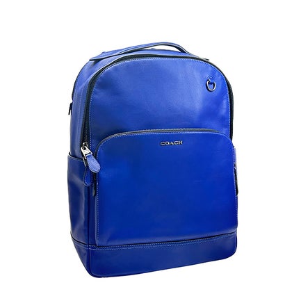 【新品未使用】COACH コーチ オールレザー リュック ブルー 廃盤 コーチ COACH リュック C2934QBPDU （スポーツブルー） -靴