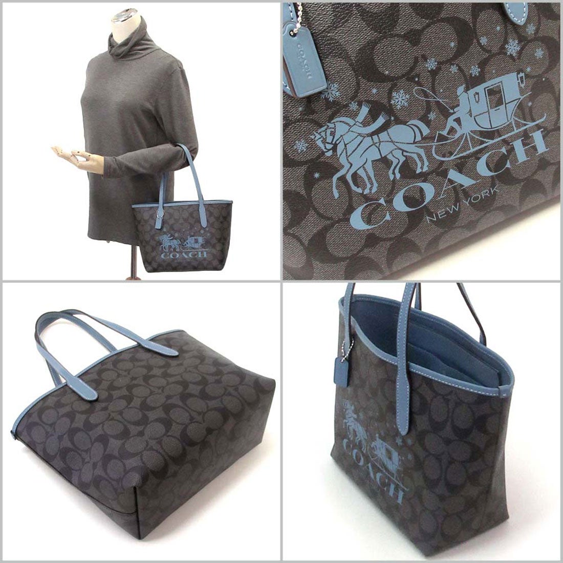 コーチ COACH コーチ バッグ COACH アウトレット ミニ シティ トート 
