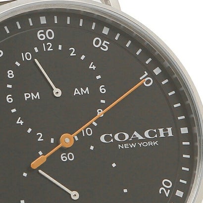 コーチ COACH 時計 メンズ 腕時計 CHARLES 41MM COACH 14602477 ブラック シルバー （ブラック）｜詳細画像