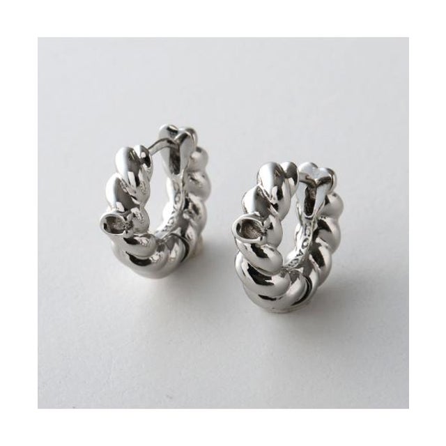 フープピアス 581218 アクセサリー ツイスト （RHO030/シルバー）