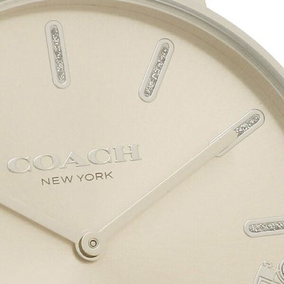 コーチ COACH レディース 時計 ペリー 36mm クォーツ ホワイト ゴールド COACH 14503853 レザー （ホワイト）｜詳細画像