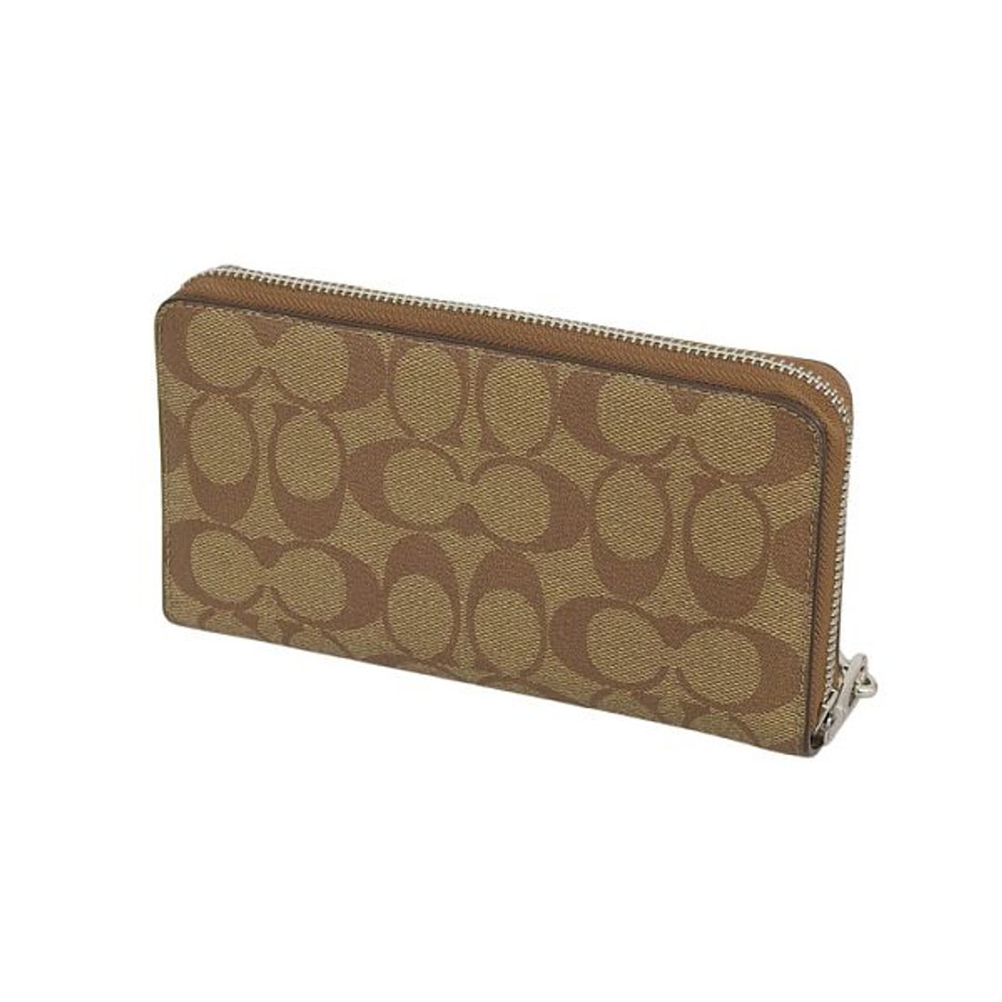 新品未使用コーチ長財布ブラウンベージュレザーレディースメンズ送料無料即日発送 コーチ COACH 財布 （ブラウン） -waja bazar - 海外ファッション