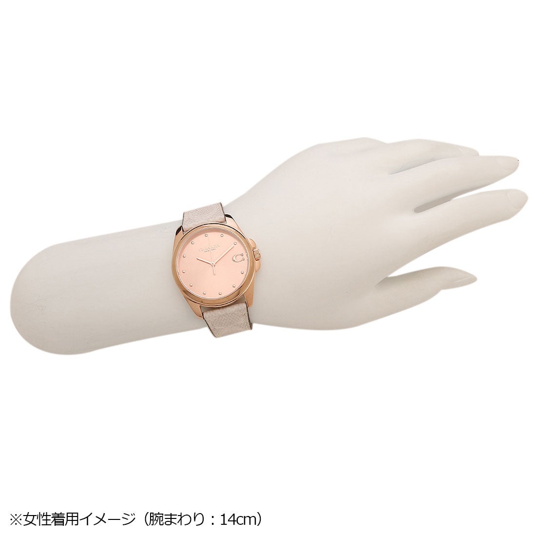 コーチ COACH レディース 時計 36mm シグネチャー クォーツ ローズ