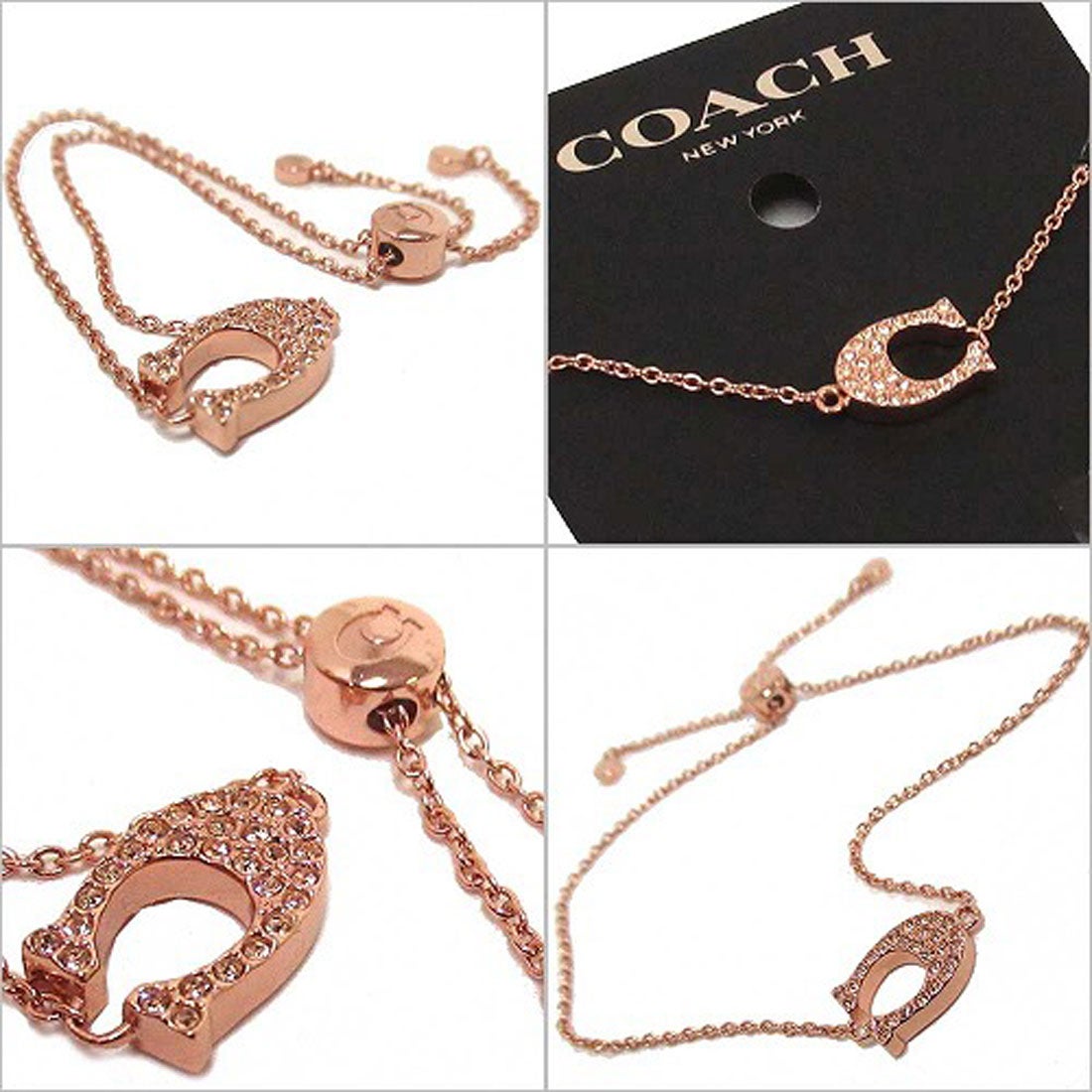 COACH ブレスレット シグネチャー スライダー ブレスレット SLV 【公式 