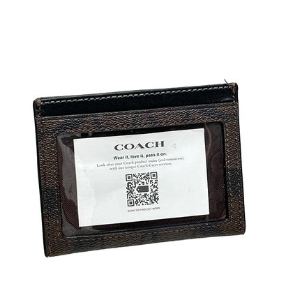 コーチ COACH カードケース CH415IMAA8 （ブラウン/ブラック）｜詳細画像