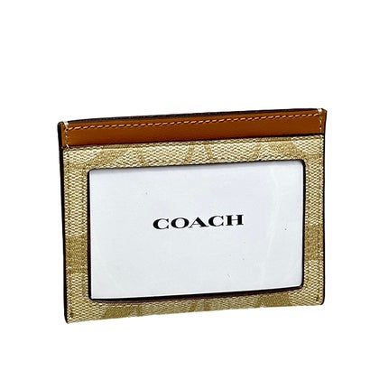 コーチ COACH カードケース CH415IMVHK （ライトカーキ/ライトサドル）｜詳細画像