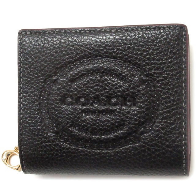 
                    財布 アウトレット レザー スナップ ウォレット ヘリテージ 二つ折り財布 CM216 IMBLK （ブラック）