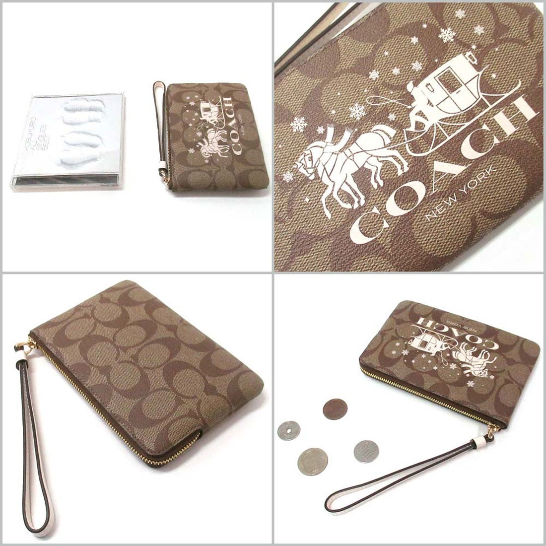 コーチ COACH コーチ ポーチ COACH アウトレット シグネチャー 