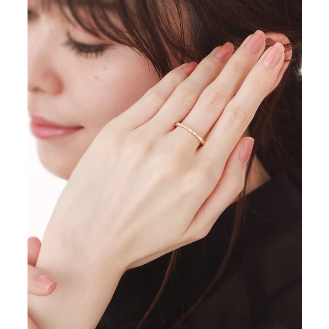 ココシュニック COCOSHNIK K18ダイヤモンド バゲットカット 